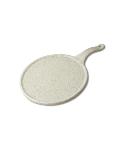 Adrier - RNDPH2030-MWH / Colección TERRAL - Tabla redonda pequeña - 20 cm Ø (+10 cm de asa)