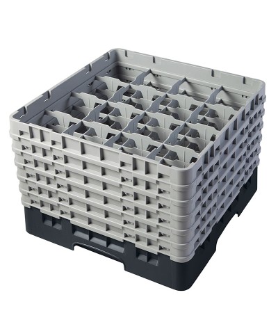 Cambro - 16S1114-110 / Cesta lavado (50 x 50 cm) para copas y vasos con 16 comp. 6 alt. - dia. máx. 10,9 cm alt. máx. 29,9 cm