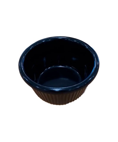 Adrier - MRF2-BK / Colección RAMEKINES - Ramekin acanalado 60 ml - 7.4 x 7.4 x 3.8 cm