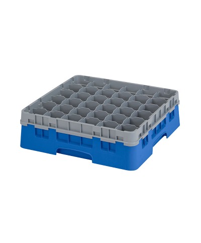 Cambro - 36S418-168 / Cesta de lavado (50 x 50 cm) copas y vasos con 36 comp. 1 alt. - dia. máx. 7,2 cm alt. máx. 11,8 cm