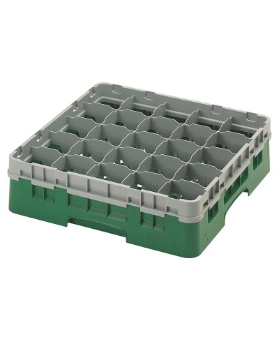 Cambro - 25S418-119 / Cesta de lavado (50 x 50 cm) copas y vasos con 25 comp. 1 alt. - dia. máx. 8,7 cm alt. máx. 11,8cm