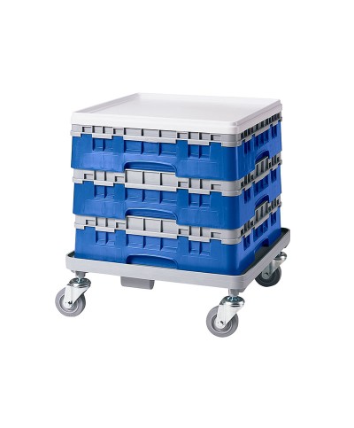 Cambro - 30S318-168 / Cesta de lavado (50 x 50 cm) copas y vasos con 30 comp. 1 alt. - dia. máx. 7,84 cm alt. máx. 9,4 cm