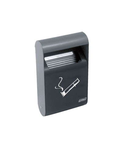 Probbax - AT-0202-DGRY / Cenicero rectangular para pared - 15,2 x 6,4 x 25,5 cm - 1,5L