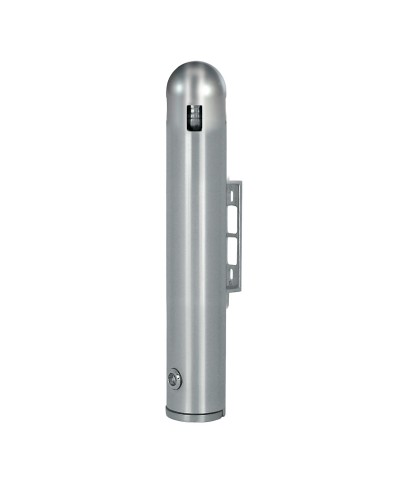 Probbax - AT-0303-ALU / Cenicero tubular de pared - 8 cm Ø x 40 cm - 1,4L
