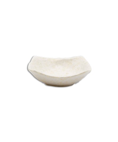 Adrier - SLD97-MWH / Colección TERRAL - Cuenco mini con forma de "Hoja" - 8,7 cm de Ø x 3 cm de alto