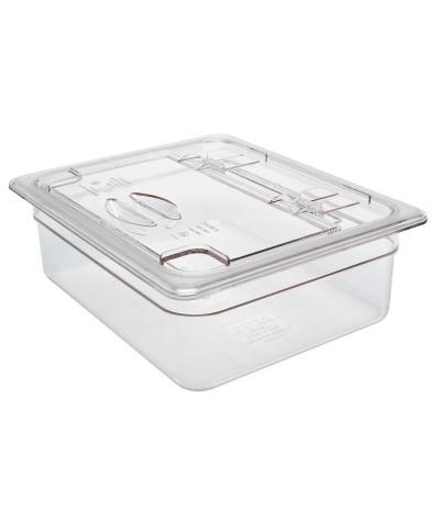 Cambro - 20CWLN-135 / Tapa FlipLid con muesca de policarbonato GN 1/2 - (26,5 x 32,5 cm)