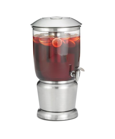 Dispensador acero y tritan 27,5 x 27,5 x 50 cm - 9,5 L Incluye Infusor