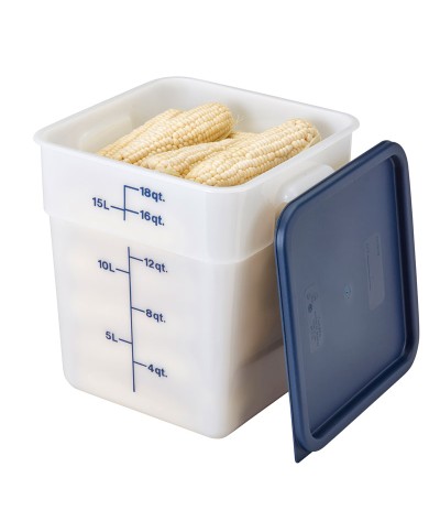 Cambro - 18SFSP-148 / Recipiente cuadrado de polietileno - (25,6 x 31 x 32 cm) - (17,2 litros)