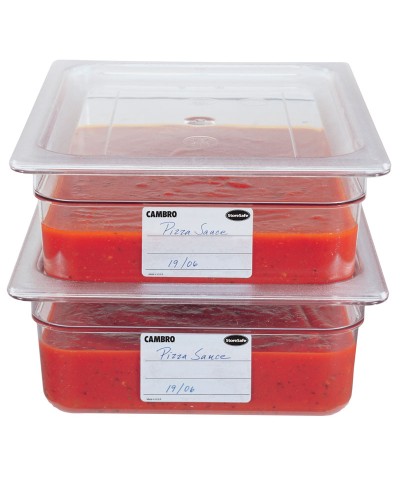 Cambro - 20CWC-135 / Tapa plana de policarbonato GN 1/2 - (26,5 x 32,5 cm)