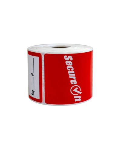 NCCO - P26SI-2 / Etiqueta de seguridad a prueba de manipulaciones (Pack de 2 rollos de 250 etq/rollo) - (64 mm x 152 mm)