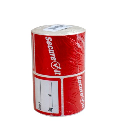 NCCO - P26SI-2 / Etiqueta de seguridad a prueba de manipulaciones (Pack de 2 rollos de 250 etq/rollo) - (64 mm x 152 mm)