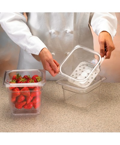 Cambro - 64CW-135 / Recipiente de policarbonato GN 1/6 - (16,2 x 17,6 x 10 cm) - (1,5 litros)