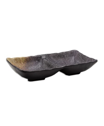 Adrier - SRCTB17085-LAV / Colección TERRAL - Bol rectangular con doble compartimento - 17 x 8,5 x 3,5 cm