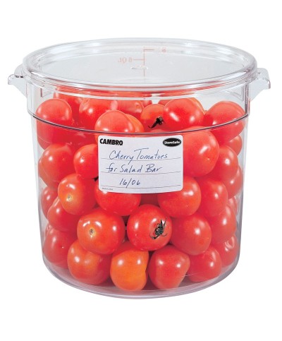 Cambro - RFSCW6-135 / Recipiente redondo de policarbonato - (25,2 cm de Ø) - (profundidad: 20,2 cm) - (5,7 litros)