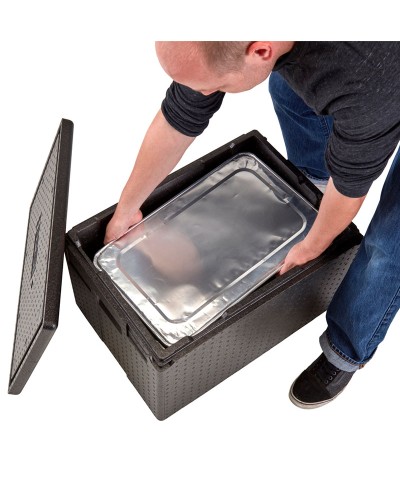 Cambro - EPP180XLT-110 / Contenedor Isotérmico EPP Multifunción - 61x43x39 cm (ext.) 54,8x36,8x32 cm (int.) - 64,5 Litros