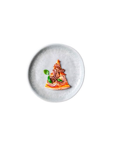 Adrier - RPC177-BRU / Colección BRUMA - Plato redondo - 17,7 cm x 2 cm alto