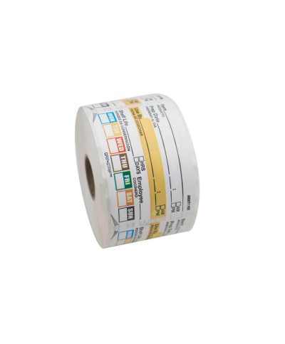 NCCO - DPIPUS23R / Etiqueta desplegable para 7 días de la semana - (5 x 8 cm) (500 etq/rollo)
