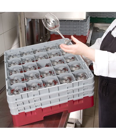 Cambro - 25S738-416 / Cesta de lavado (50 x 50 cm) copas y vasos con 25 comp. 3 alt. - dia. máx. 8,7 cm alt. máx. 20 cm