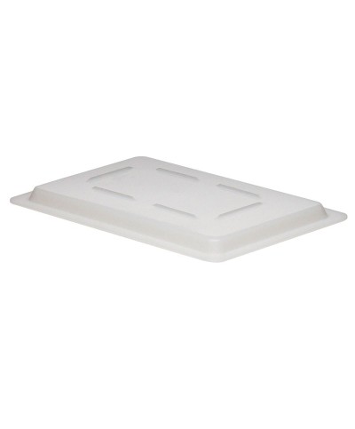 Cambro - 1218CP-148 / Tapa lisa de polietileno para cajas de almacenamiento - (45,7 x 30,5 cm)