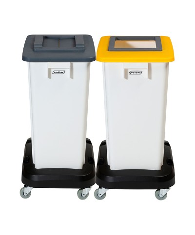 Probbax - PB-1031-GRY / Inserto Mix & Match de apertura rectangular para tapa PB-1030 - 28,3 x 23 x 1,8 cm