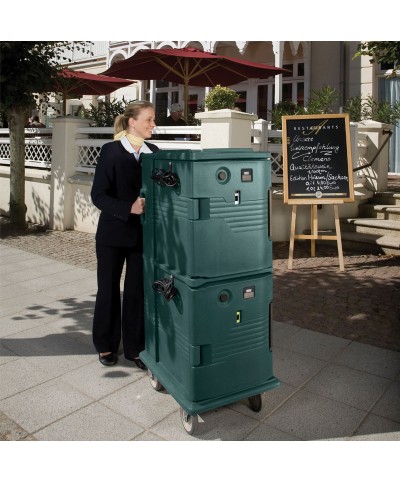 Cambro - UPCH8002-192 / Carro Isotérmico (GN) con puertas eléctricas calefactadas - (52 x 69 x 137,2 cm)