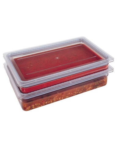 Cambro - 10CWGL-135 / Tapa hermética GripLid de policarbonato con junta de silicona GN 1/1 - (32,5 x 53 cm)