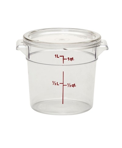 Cambro - RFSCWC1-135 / Tapa para recipiente policarbonato redondo de 0,9 l. - (15,4 cm de Ø)