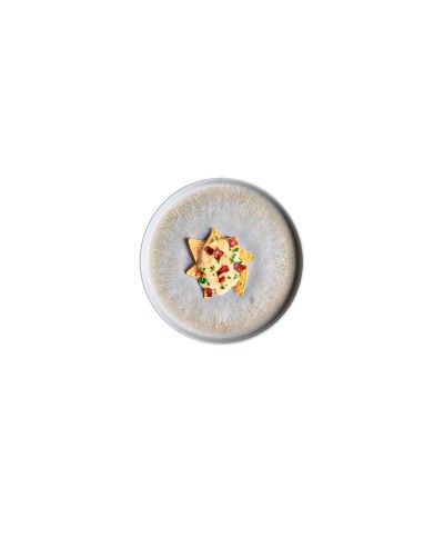 Adrier - RPSE180-GIN / Colección GINGER - Plato redondo c/borde recto - 18 cm x 2,5 cm alto