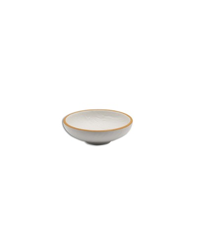 Adrier - TTRB15-WO / Colección SUNRISE - Bol pequeño con filo decorado - 15 cm Ø x 5 cm alt.