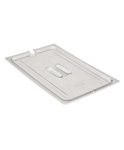 Cambro - 10CWCHN-135 / Tapa con muesca y asa de policarbonato GN 1/1 - (32,5 x 53 cm)
