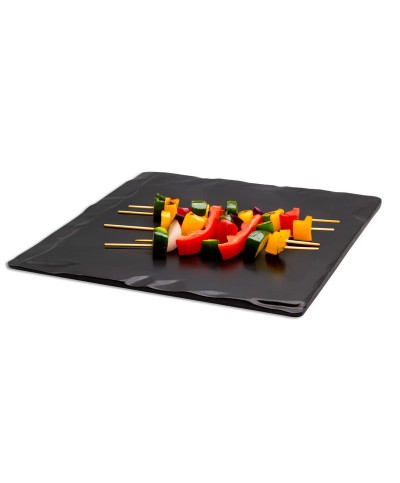 Adrier - SQP2525-MBK / Colección TERRAL - Base plana cuadrada - (25 x 25 x 1,5 cm)