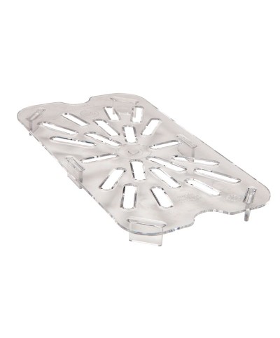 Cambro - 40CWD-135 / Fondo perforado de policarbonato GN 1/4 - (16,2 x 26,5 cm)