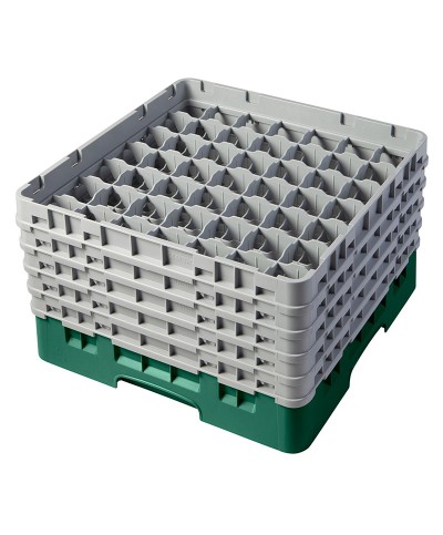 Cambro - 49S958-119 / Cesta de lavado (50 x 50 cm) copas y vasos con 49 comp. 5 alt. - dia. máx. 6 cm alt. máx. 25,8 cm