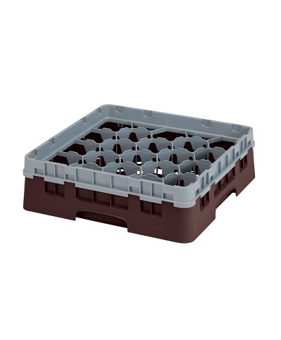 Cambro - 20S318-167 / Cesta de lavado (50 x 50 cm) para copas y vasos con 20 comp. 1 alt. - dia. máx. 9,84 cm alt. máx. 9,4 cm