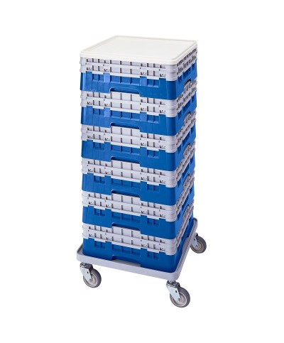 Cambro - BR578-168 / Cesta base (50 x 50 cm) con dos extensiones abiertas - altura 18,4 cm