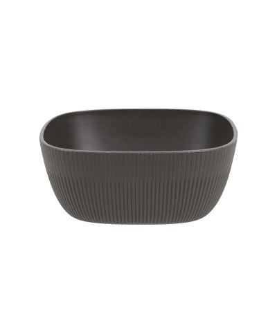 Adrier - CC-0007-BLK / Bol cuadrado - 25 x 25 cm x 10 cm