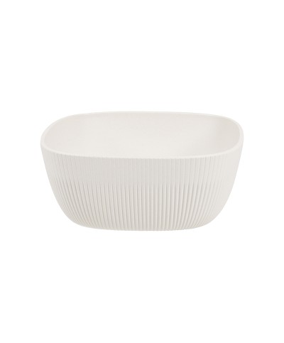 Adrier - CC-0007-WHT / Bol cuadrado - 25 x 25 cm x 10 cm