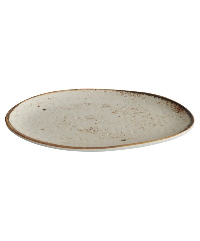Adrier - 68-OP2714-WHTSLS / Colección SALSA WINTER - Fuente oval - 26,8 x 14,1 x 2,3 cm