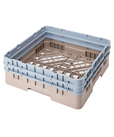 Cambro - BR578-184 / Cesta base (50 x 50 cm) con dos extensiones abiertas - altura 18,4 cm