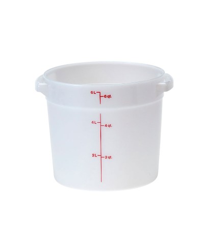 Cambro - RFS6-148 / Recipiente redondo de polietileno - (25,2 cm de Ø) - (profundidad: 20,2 cm) - (5,7 litros)
