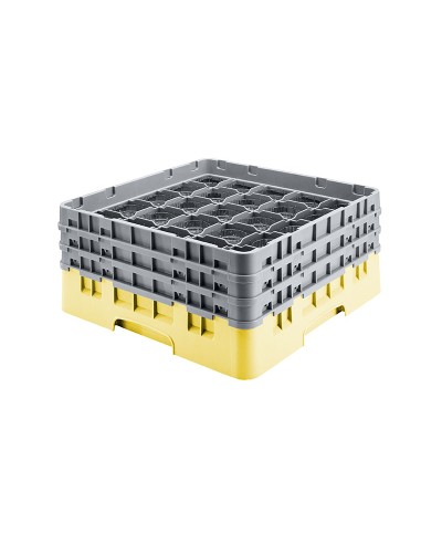 Cambro - 36S534-108 / Cesta de lavado (50 x 50 cm) copas y vasos con 36 comp. 2 alt. - dia. máx. 7,2 cm alt. máx. 14,9 cm