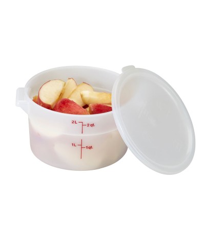 Cambro - RFS2-148 / Recipiente redondo de polietileno - (20,8 cm de Ø) - (profundidad: 11,1 cm) - (1,9 litros)