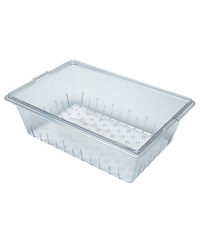 Cambro - 18268CLRCW-135 / Recipiente colador de policarbonato para cajas de almacenamiento - (66 x 45,7 x 20 cm)