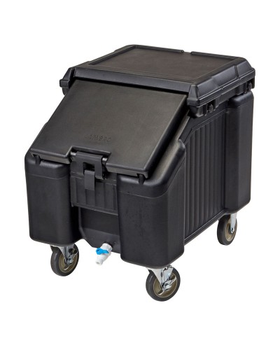 Carro de hielo con 2 ruedas giratorias y 2 ruedas con freno - 77 x 57 x 73 cm