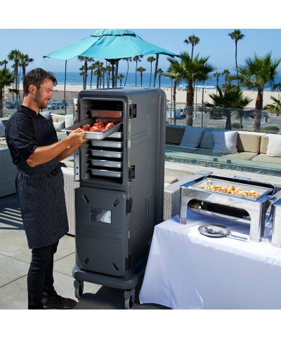 Cambro - PCU1000PP-615 / Carro Isotérmico Pro Cart Ultra sistema Neutro/Neutro para 10 recipientes GN 1/1 - 100mm
