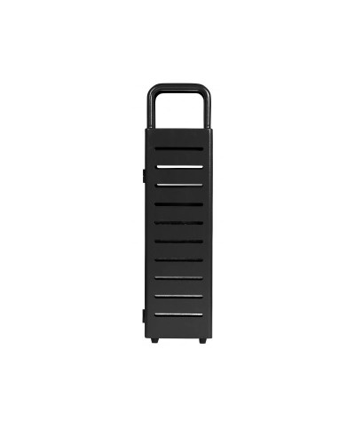 Probbax - AT-1272-DGRY / Cenicero de suelo para exterior con papelera - 30 x 25 x 96 cm - 27 L