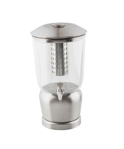 Dispensador acero y tritan 27,5 x 27,5 x 50 cm - 9,5 L Incluye Infusor