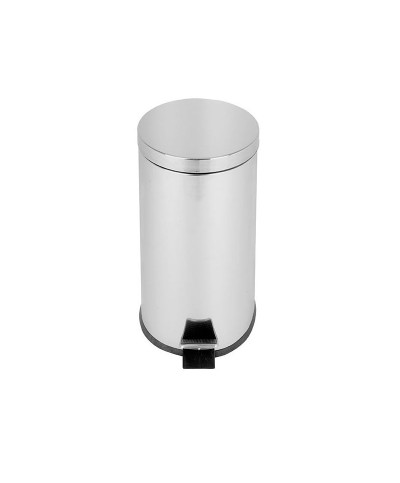 Probbax - SO-6030-MSSTL / Papelera de pedal - 29,2 cm Ø x 64 cm alto - 30 L