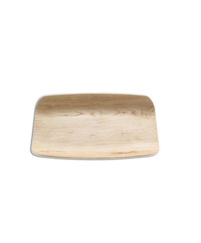 Adrier - TTWT2616-WW / Colección KAYAK - Bandeja rectangular GN 1/4 con bordes elevados - 26 x 16 x 4 cm