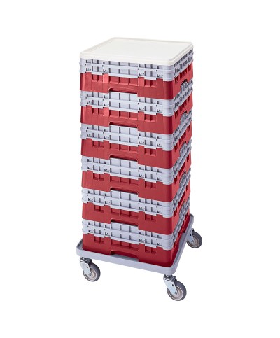 Cambro - BR578-416 / Cesta base (50 x 50 cm) con dos extensiones abiertas - altura 18,4 cm